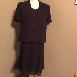 Danny and Nicole Dress Suit Plum